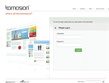 Tablet Screenshot of intranet.komosion.com